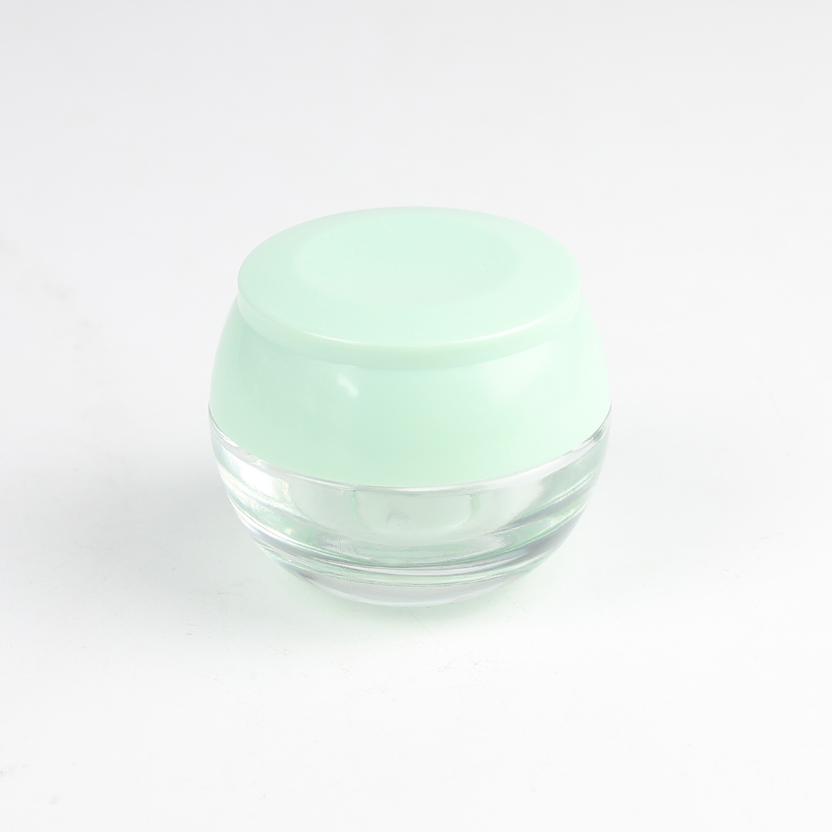 High Quality Custom Shape Clear Glass Cream Jar For Skincare